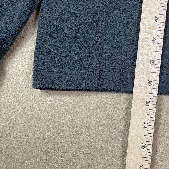 Eddie Bauer First Ascent Pullover Mens TL Blue 1/4 Zip Fleece Mock Neck - Picture 6 of 12